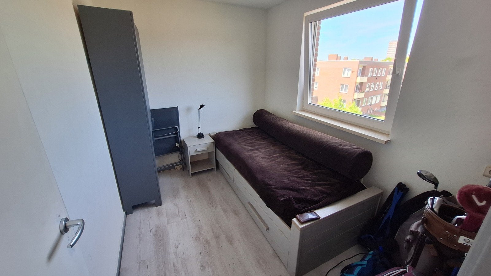 Eenpersoons bed/bank met onderbed,nachtkast en kleinkinderen, Huis en Inrichting, Slaapkamer | Bedden, Ophalen, 90 cm, Eenpersoons
