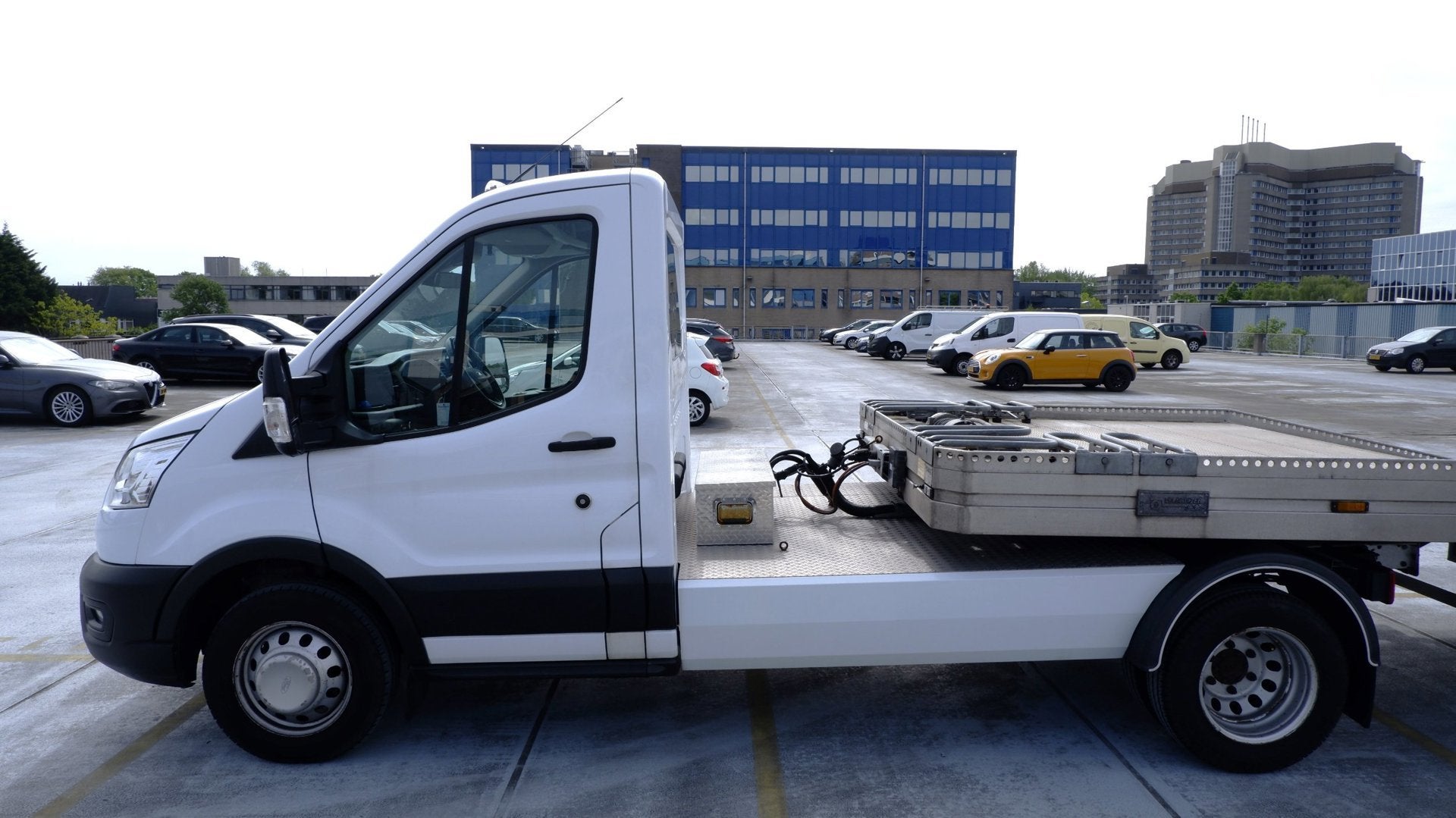 Ford Transit 2.0 TDCI L2 + Veldhuizen P29-2 trailer excl BTW, 4 cilinders, 14 km/l, Bedrijf, 170 pk