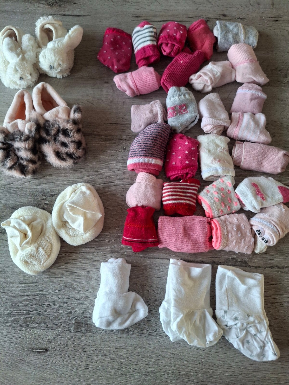 Meisjes sokjes en slofjes pakket (baby tot 2,5 jaar), Sokken en Kniesokken, Overige maten, Ophalen of Verzenden, Roze