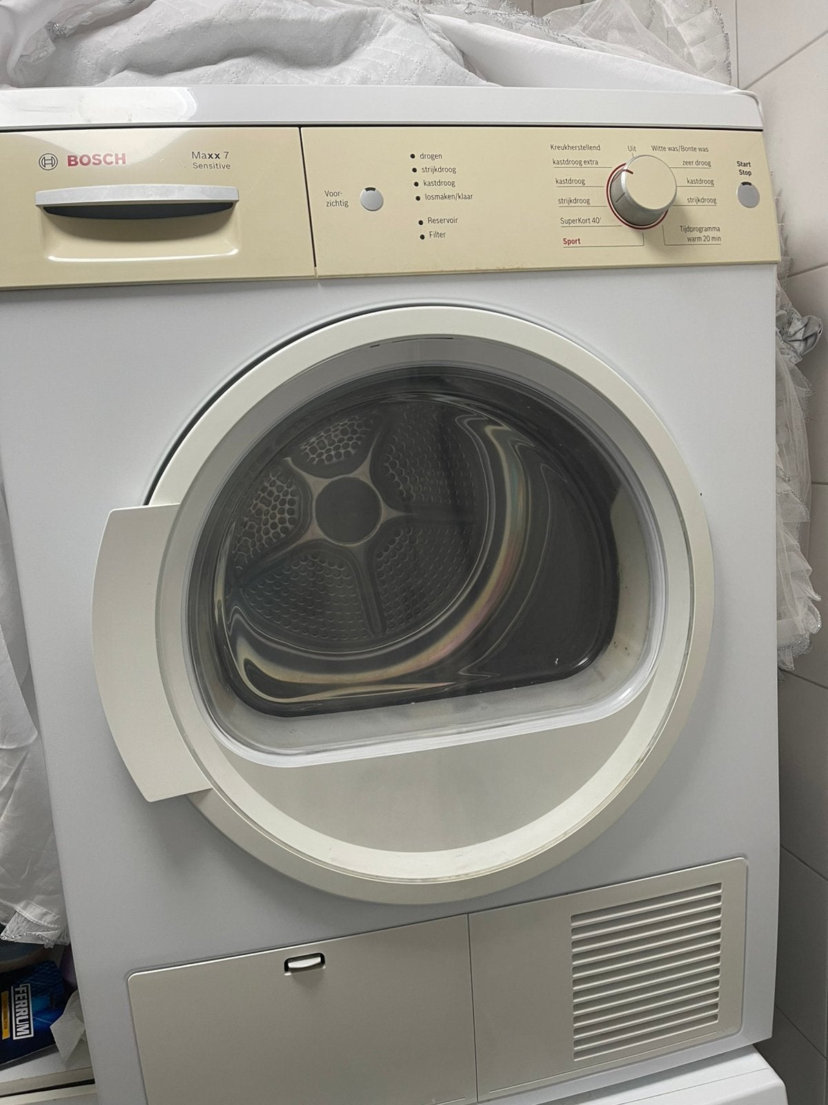 Wasdrogers bosch  maxx 7, Ophalen, 6 tot 8 kg, Gebruikt, 85 tot 90 cm