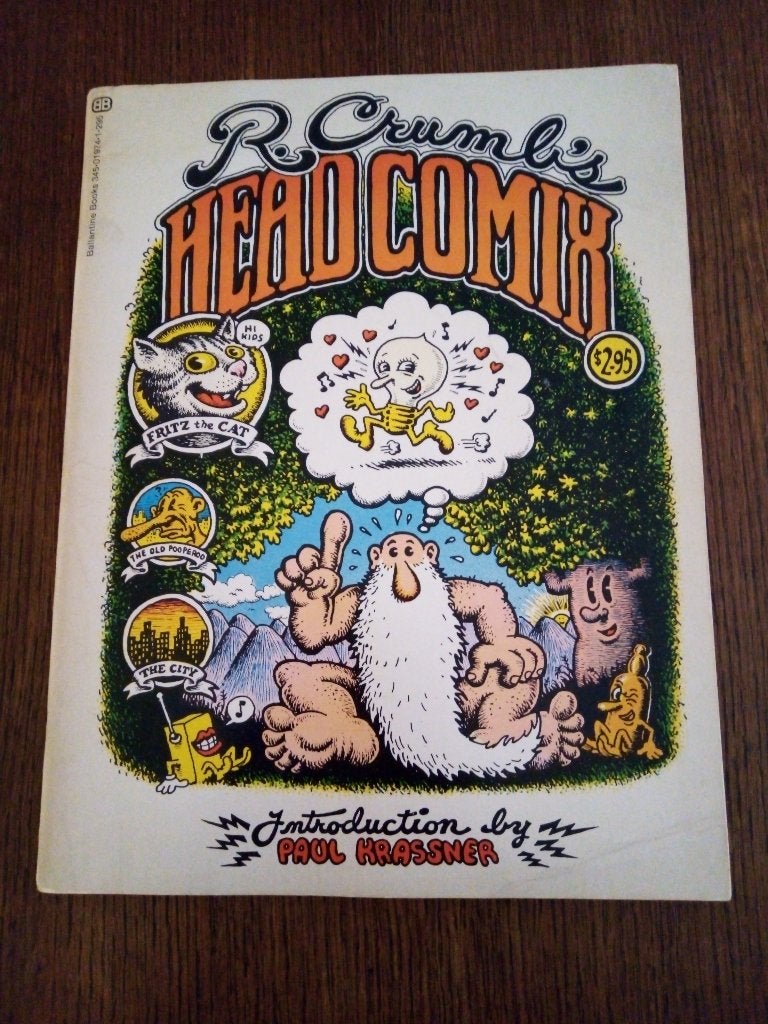 Robert crumb's head comix-ballantine books *1970*1ste druk, Gelezen, Amerika, Ophalen of Verzenden, Meerdere comics