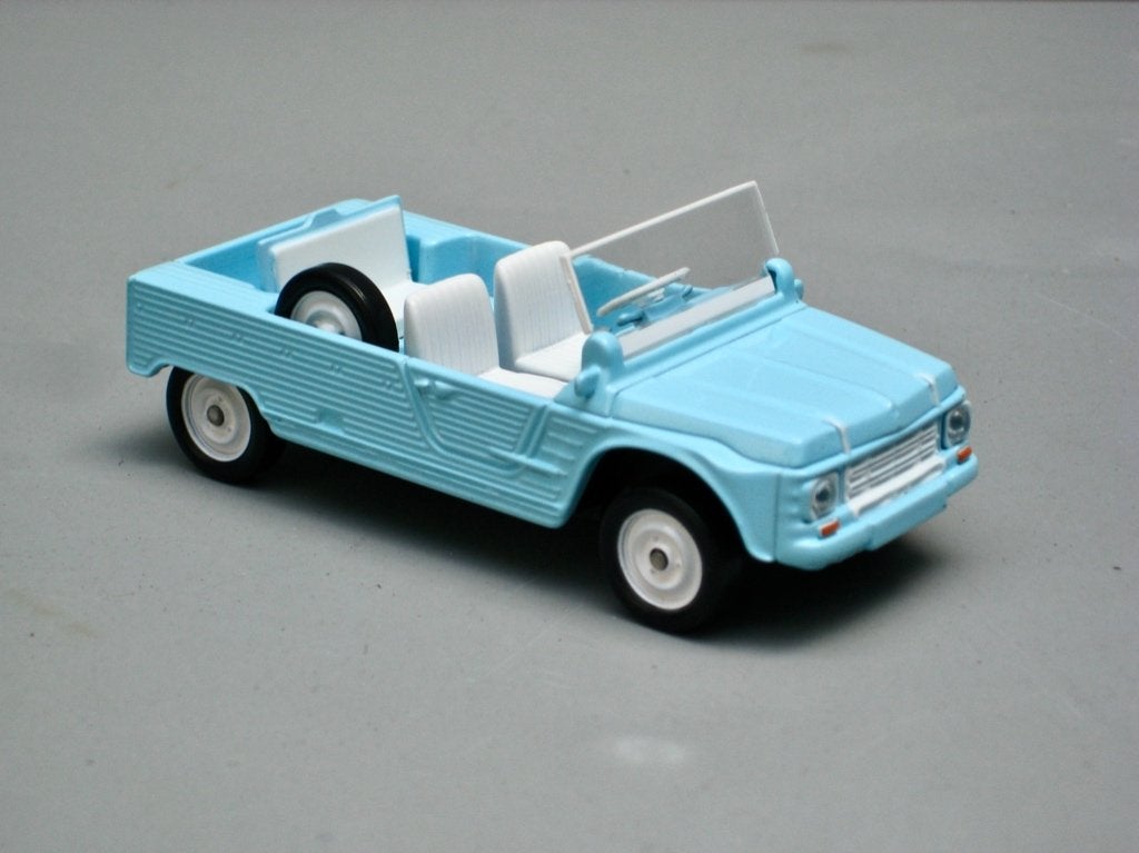 Citroen Mehari 1978 lichtblauw Norev Jetcar 1:43, Ophalen of Verzenden, Nieuw, Auto, Norev