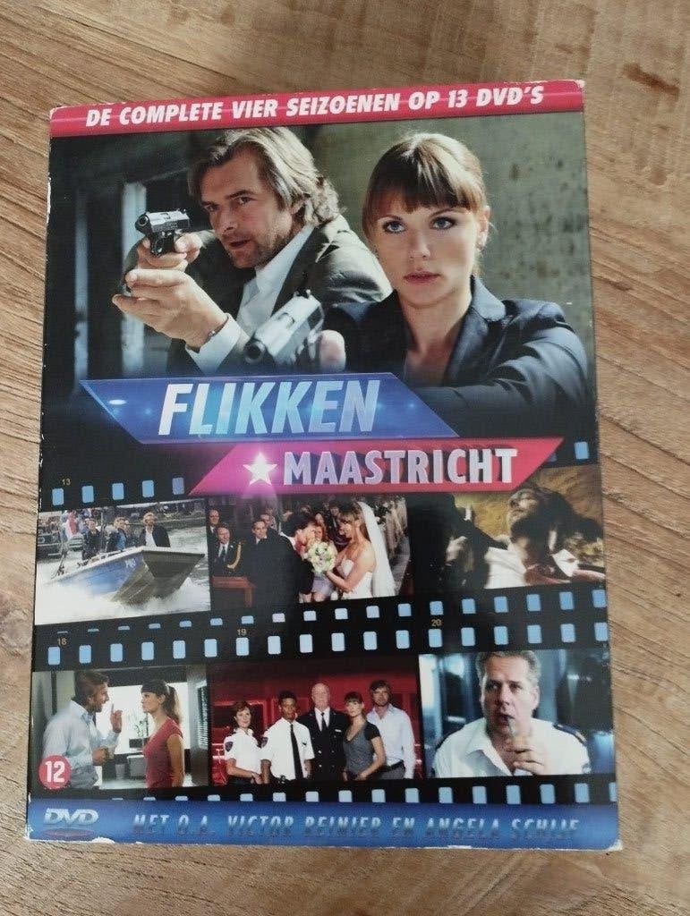 DVD Flikken Maastricht 4 seizoenen, Alle leeftijden, Ophalen of Verzenden, Zo goed als nieuw, Komedie