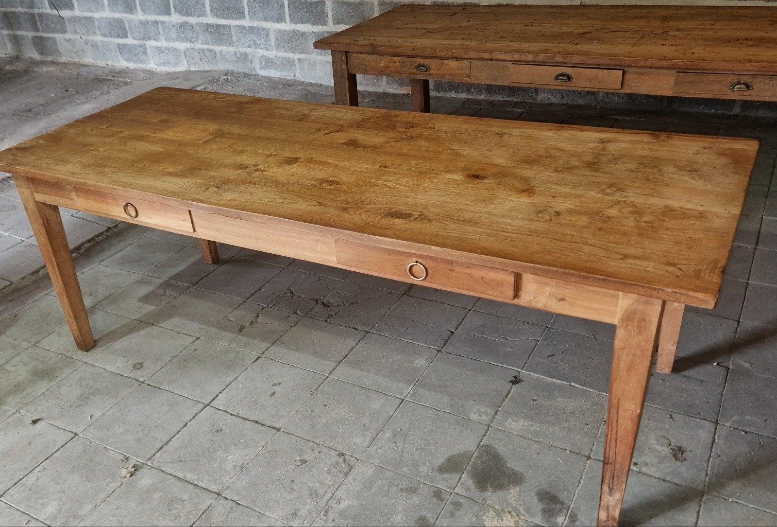 Franse boerentafel, Ophalen