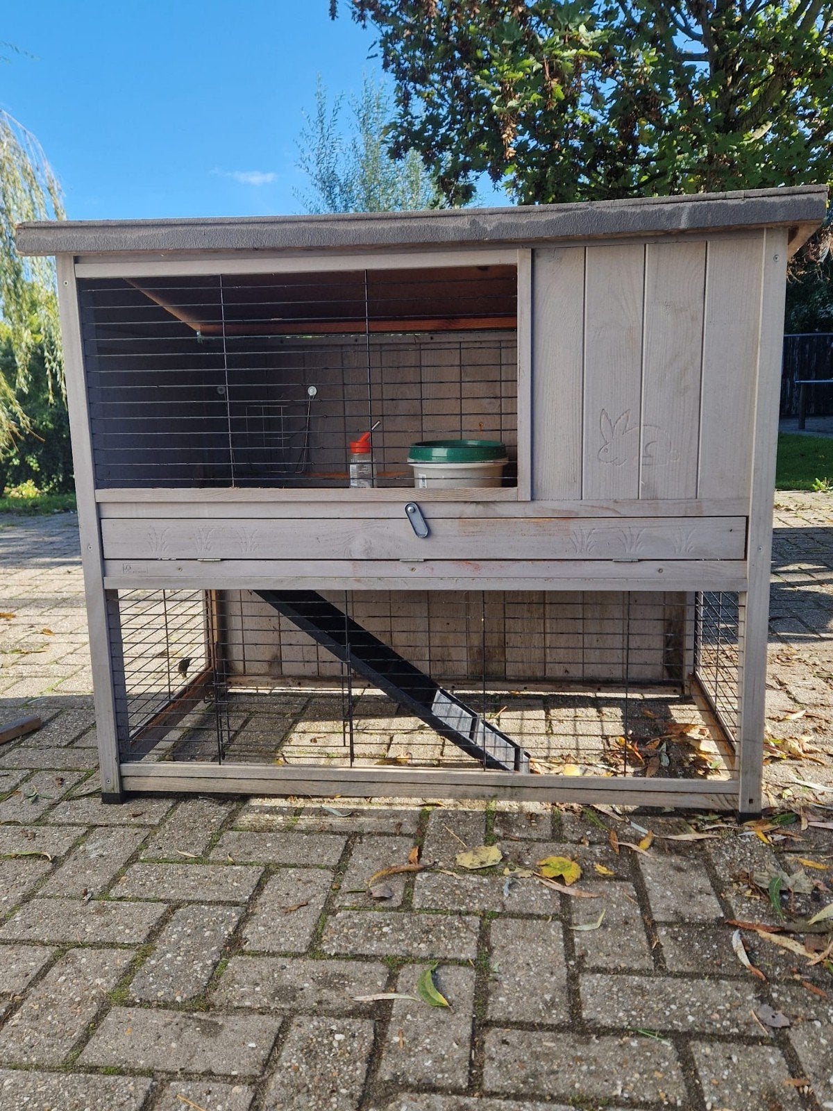 Konijnenhok, Ophalen, Gebruikt, 90 cm of meer, Konijn
