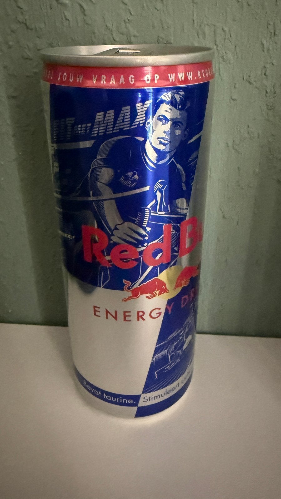 Max verstappen Editie 2 Redbull blikje zeldzaam, Ophalen of Verzenden, Nieuw, Formule 1