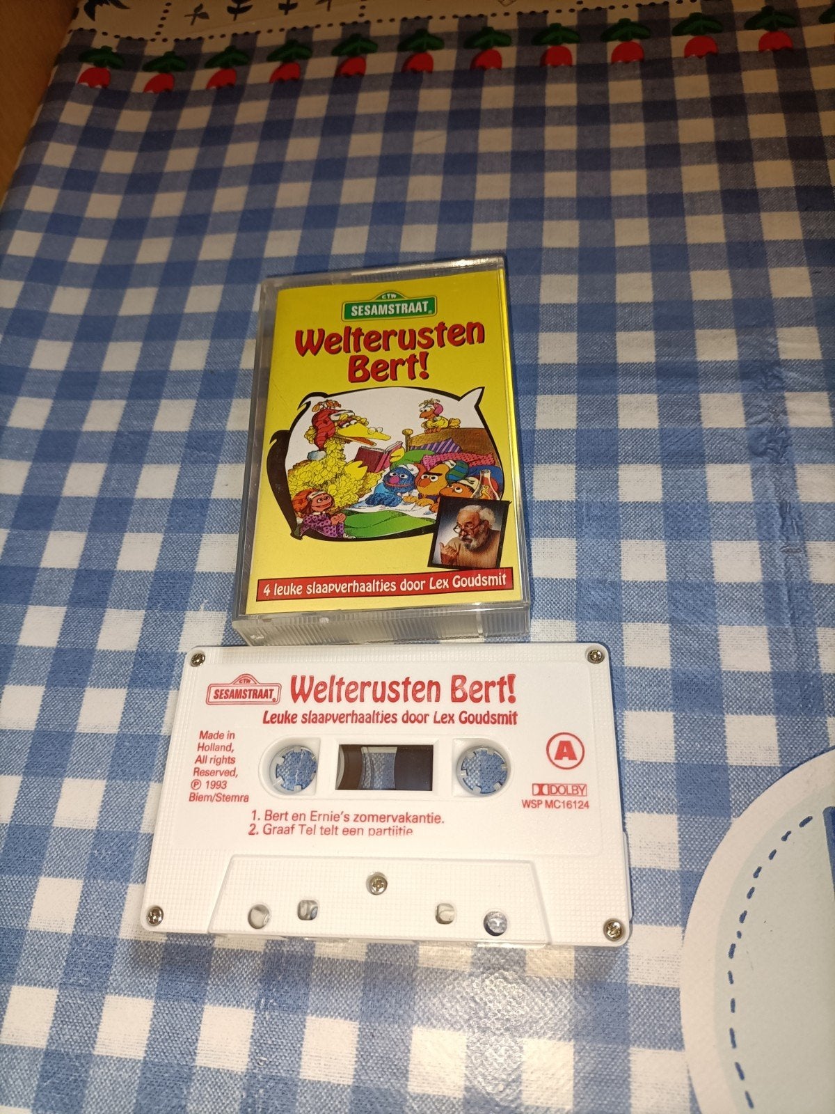 Cassettebandje Sesamstraat Welterusten Bert, Ophalen of Verzenden