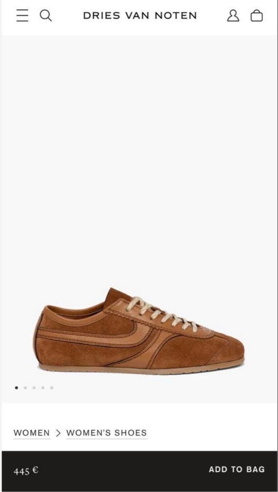 Dries Van Noten Nieuwe Sneakers - Maat 39, Kleding | Dames, Ophalen, Nieuw, Bruin, Sneakers of Gympen