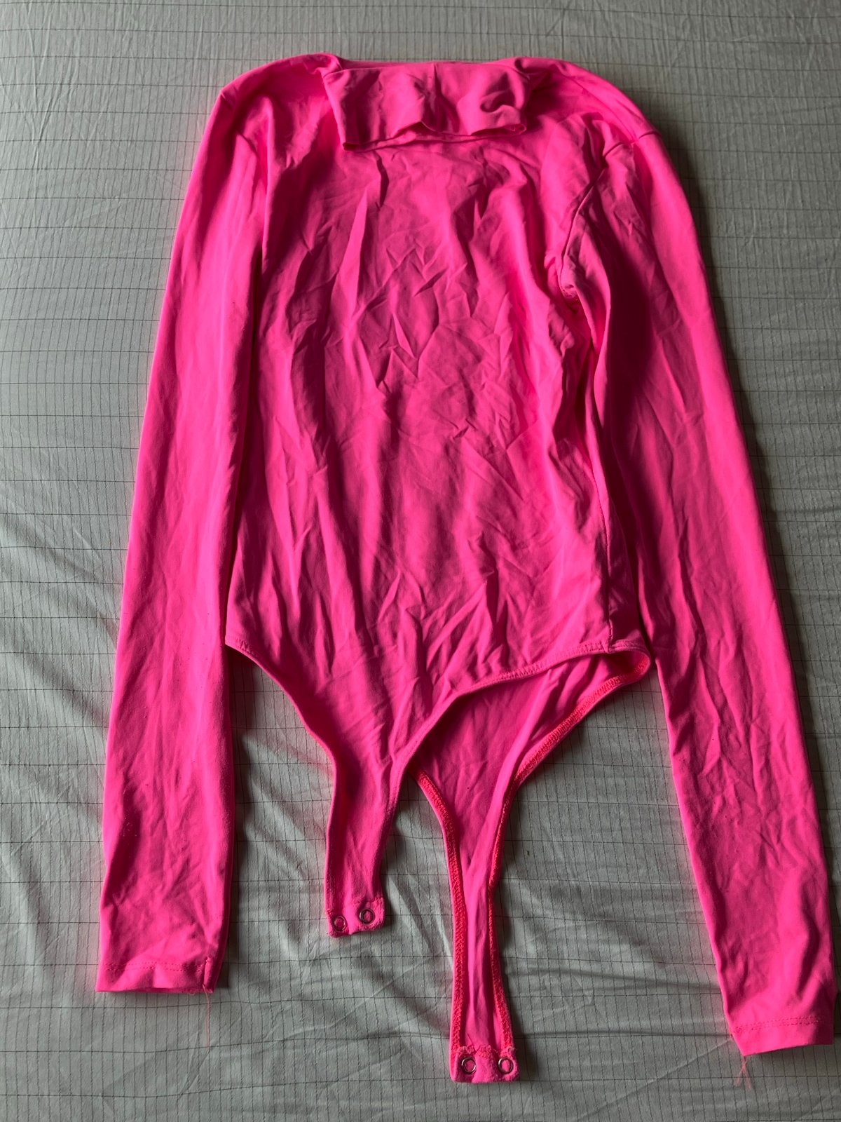 Bershka neon roze Stringbody met lange mouwen, Ophalen of Verzenden, Lange mouw, Roze, Maat 36 (S)