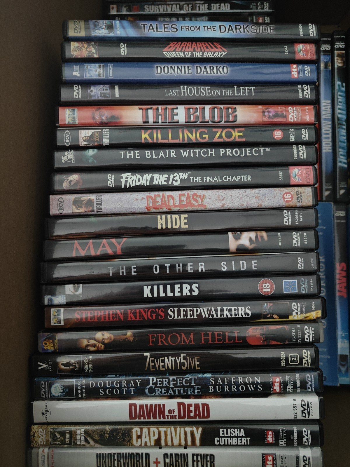 ​Grote Horror & Cult DVD +- 67 Titels +- 135 bluray, Overige formaten, Film, Nieuw in verpakking, Ophalen