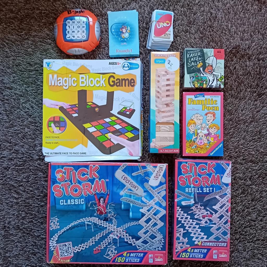 Diverse spellen, Hobby en Vrije tijd, Vijf spelers of meer, Ophalen of Verzenden, Gebruikt