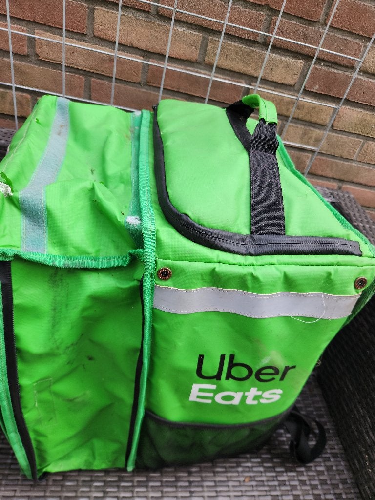Uber Eats rugzak bezorg tas, Overige merken, 40 cm of meer, Gebruikt, Ophalen of Verzenden