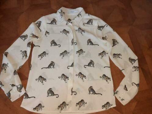 Costes blouse met panters maat 36, Overige kleuren, Ophalen of Verzenden, Zo goed als nieuw, Costes