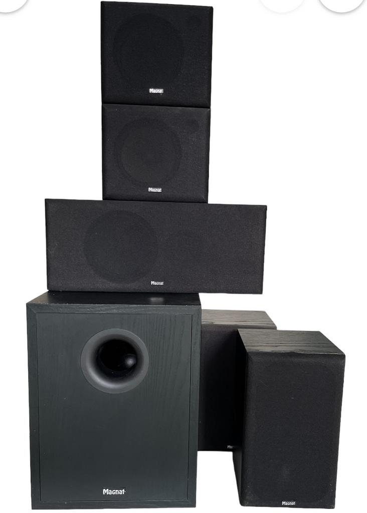 Magnat Vision 3 speaker set (6 losse speakers) zgan, Overige merken, 70 watt of meer, Ophalen of Verzenden, Zo goed als nieuw