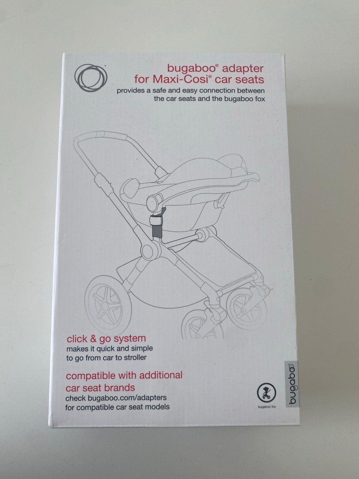 Bugaboo Fox Autostoel Adapter voor Maxi-Cosi, Ophalen of Verzenden, Nieuw, Bugaboo