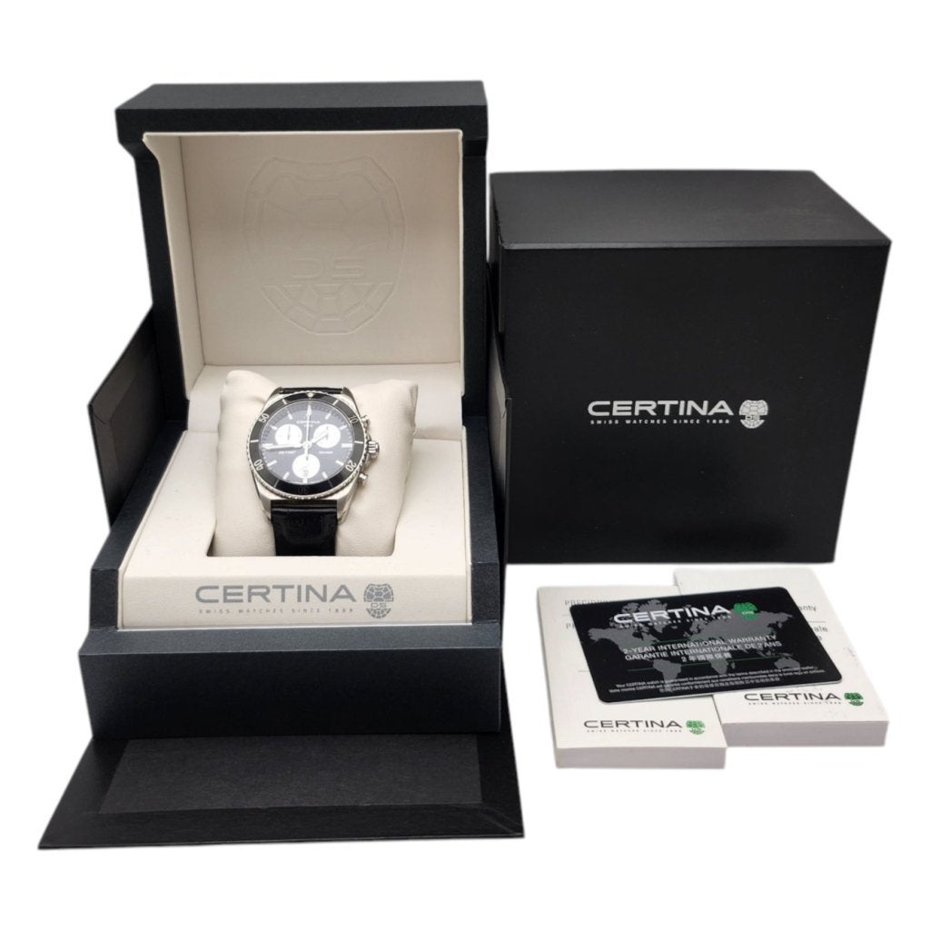 Certina DS First C0144171105100 Ceramic Chronograph Horloge, Flex Ltd., Zo goed als nieuw, https://flex.com/contact-us, Nobelstraat 10, 5807 GA Oostrum LB, Limburg, Nederland