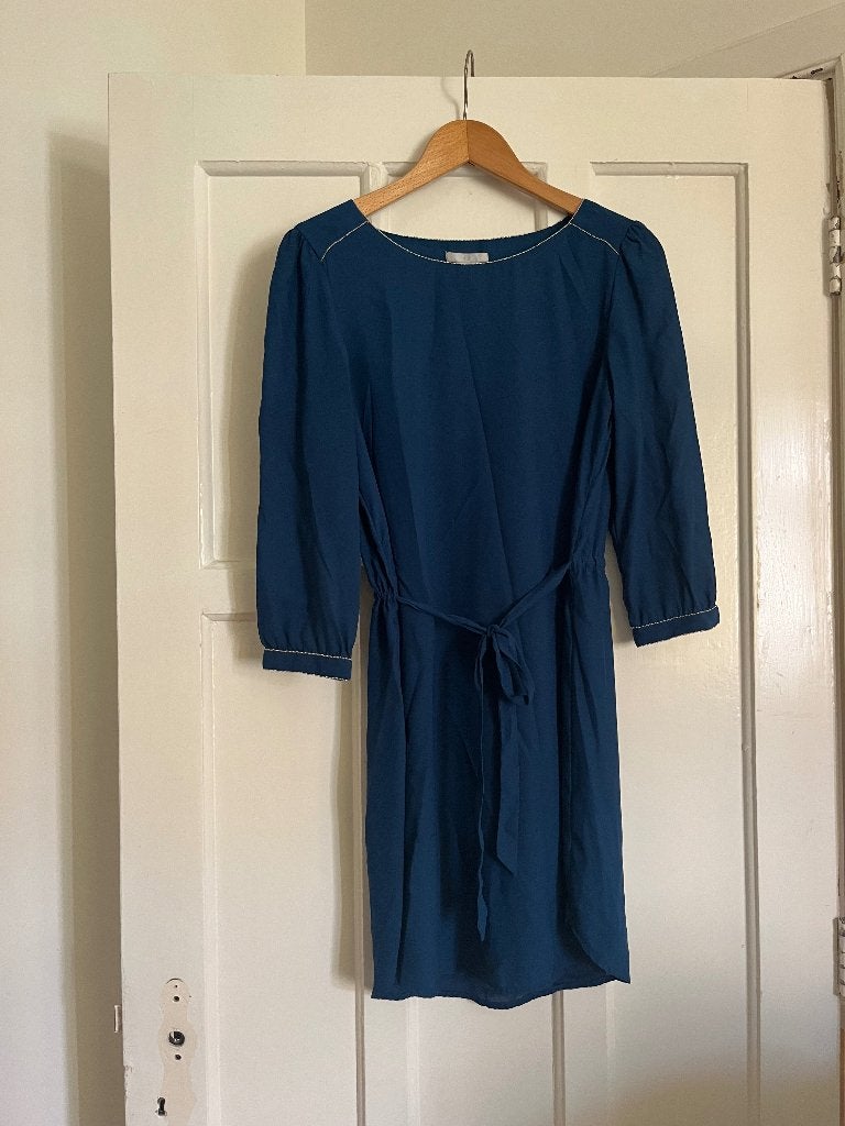 H&M jurkje maat 36, H&M, Blauw, Ophalen of Verzenden, Zo goed als nieuw