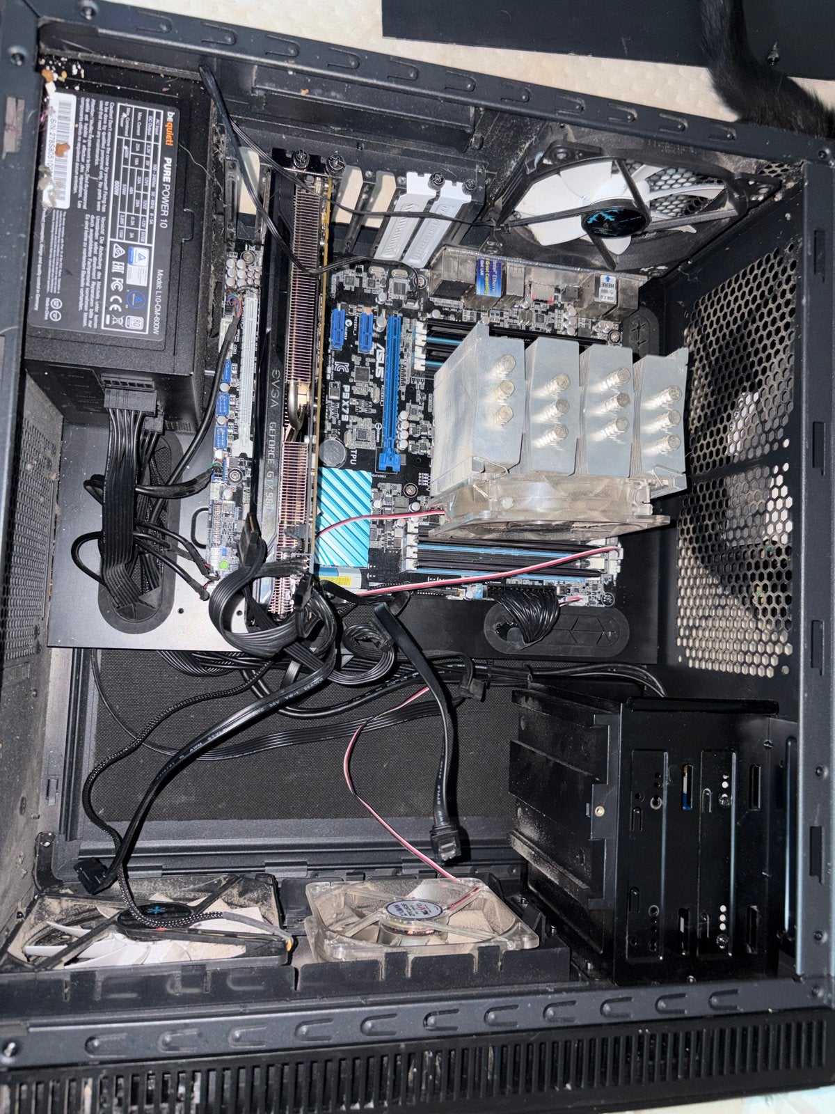 Onderdelen voor PC: Voeding, Moederbord, Videokaart, Koeler,, Computers en Software, Overige Computers en Software, Ophalen, Gebruikt