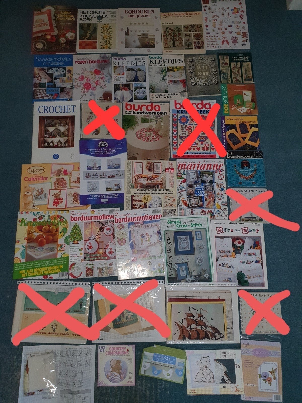 Borduurpatronen en borduurboeken, Ophalen of Verzenden, Zo goed als nieuw, Handborduren, Patroon