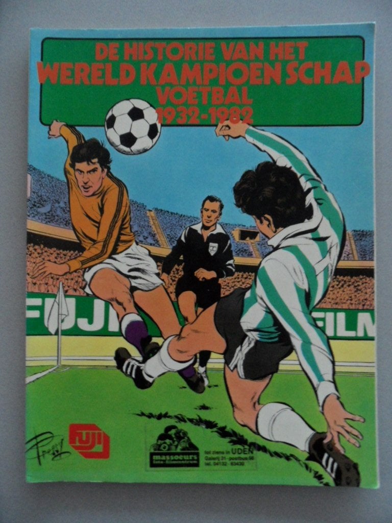 De Historie van het Wereldkampioenschap Voetbal '32-'82., Boeken, Eén stripboek, Ophalen of Verzenden, Zo goed als nieuw
