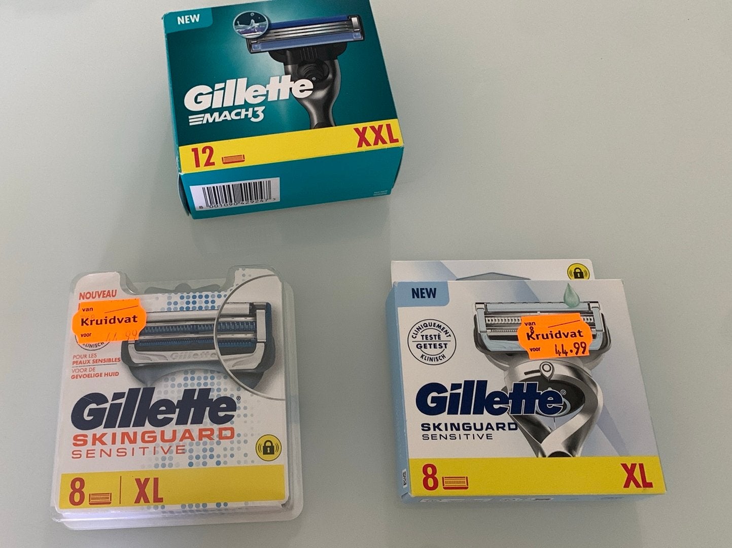 Gillette Mach 3 12 pack, Ophalen of Verzenden, Nieuw