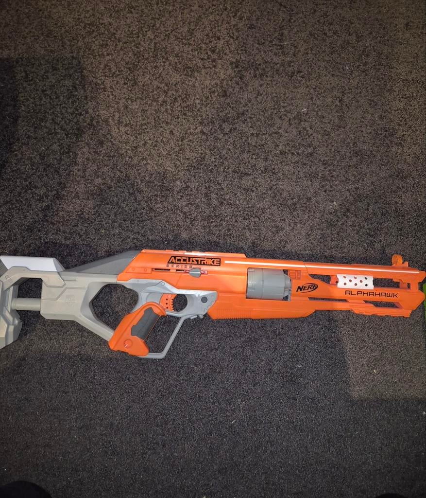 Grote Nerf Accustrike Alphahawk, Kinderen en Baby's, Speelgoed | Buiten | Actiespeelgoed, Ophalen of Verzenden