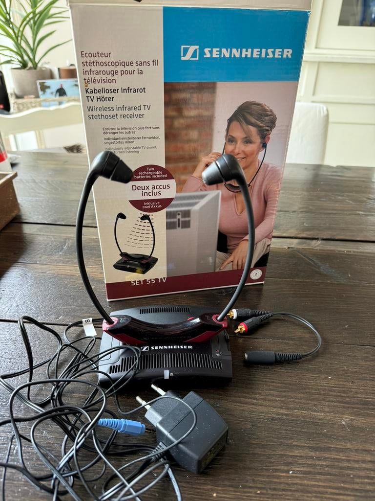 Sennheiser draadloze koptelefoon voor tv, Audio, Tv en Foto, Koptelefoons, Sennheiser, Ophalen of Verzenden, Zo goed als nieuw