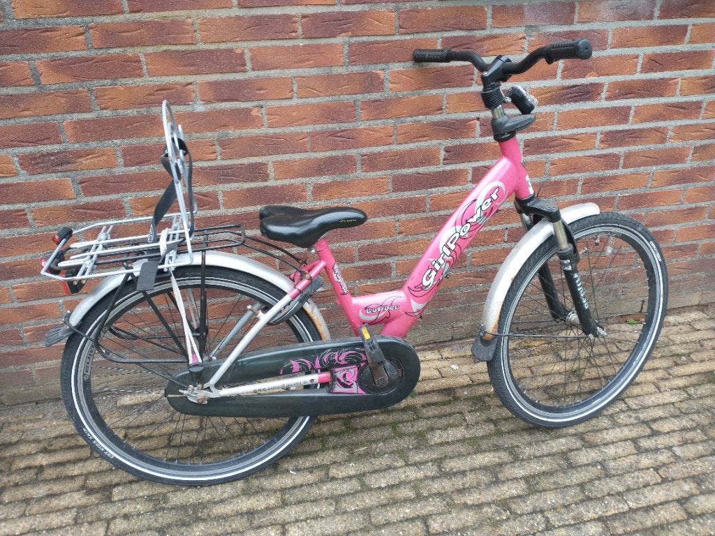 Meisjesfiets, Ophalen, Gebruikt