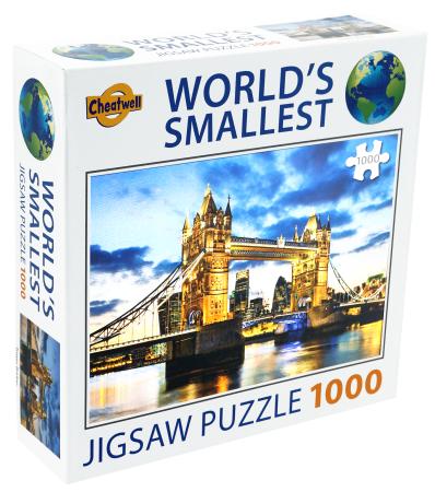 World's Smallest: Tower Bridge 1000 stukjes, Ophalen of Verzenden, 500 t/m 1500 stukjes, Nieuw, Legpuzzel