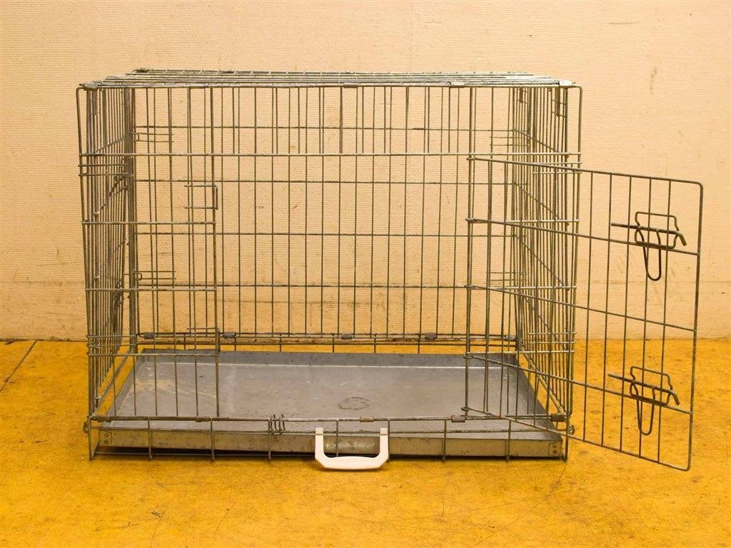 Metalen Hondenbench 52136, Dieren en Toebehoren, Ophalen of Verzenden, Gebruikt
