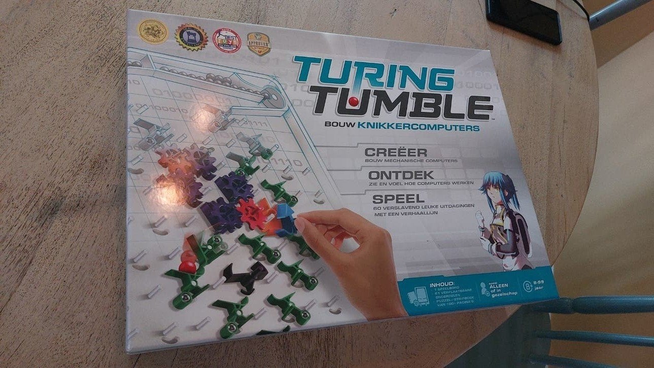 Turing Tumble: Bouw Knikkercomputers, Een of twee spelers, Verzenden, Zo goed als nieuw, ThinkFun
