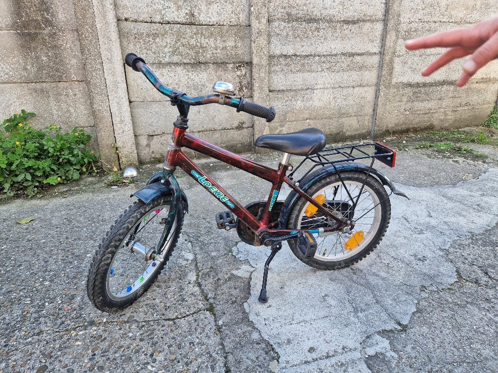 Loekie fiets 16 inch, Ophalen, Terugtraprem, Loekie, 16 tot 20 inch