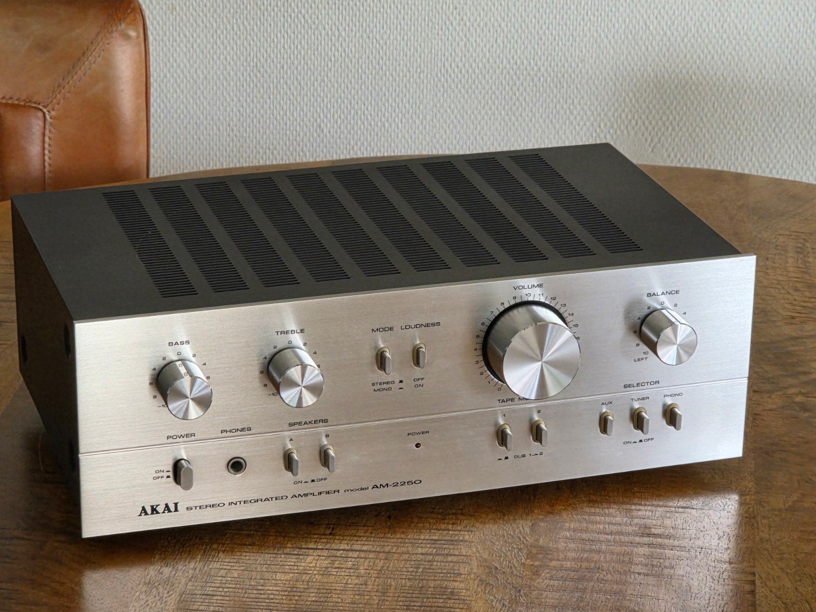 Akai AM-2250 Stereo Versterker, Overige merken, Ophalen of Verzenden, Nvt, Minder dan 60 watt