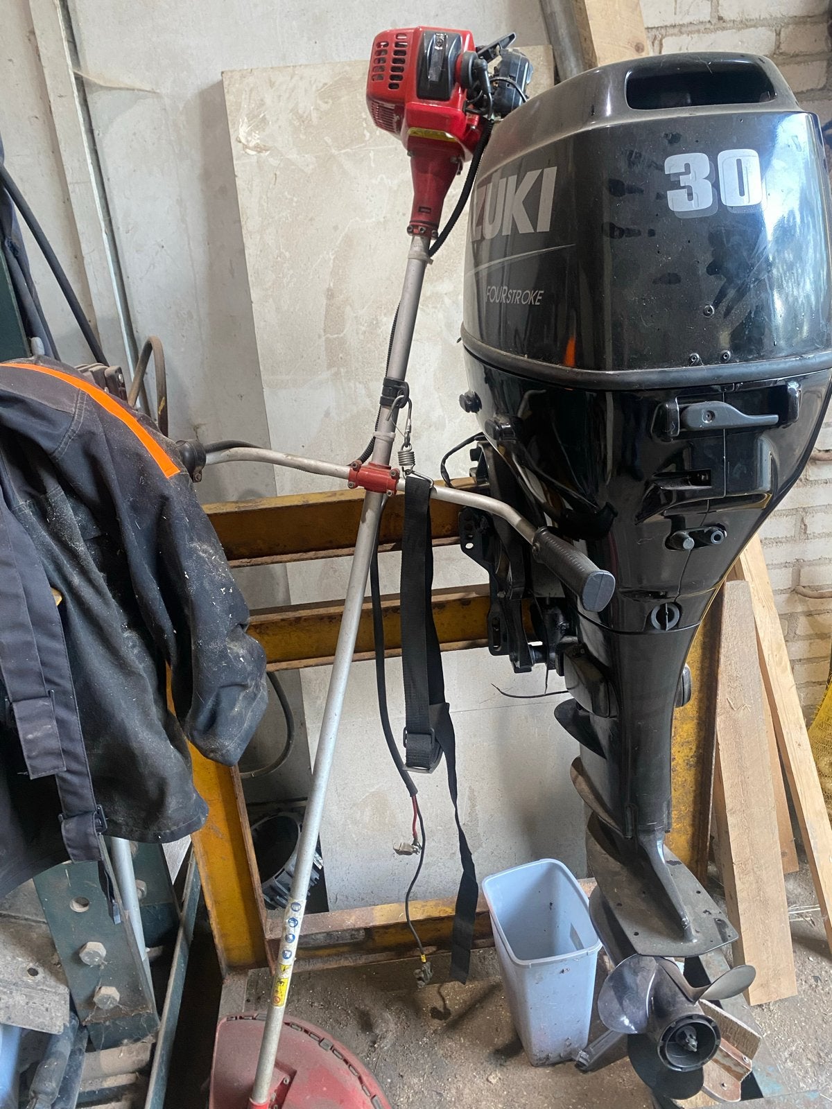 Bosmaaier - Krachtig en Betrouwbaar voor Tuinonderhoud, Ophalen of Verzenden, Gebruikt, 10 tot 30 cm, Benzine