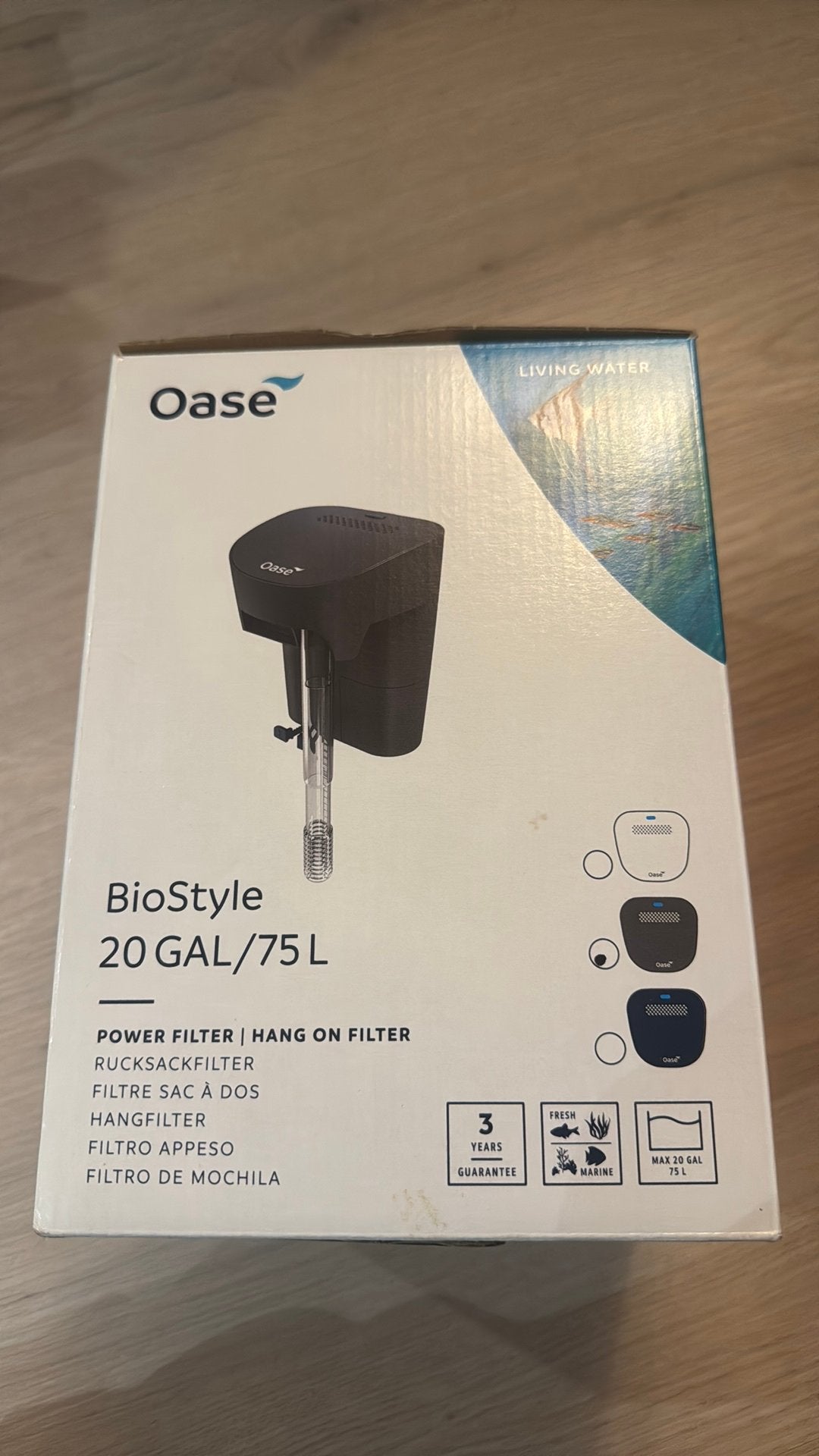 Oase Biostyle 20 GAL/75L Filter, Ophalen of Verzenden, Nieuw