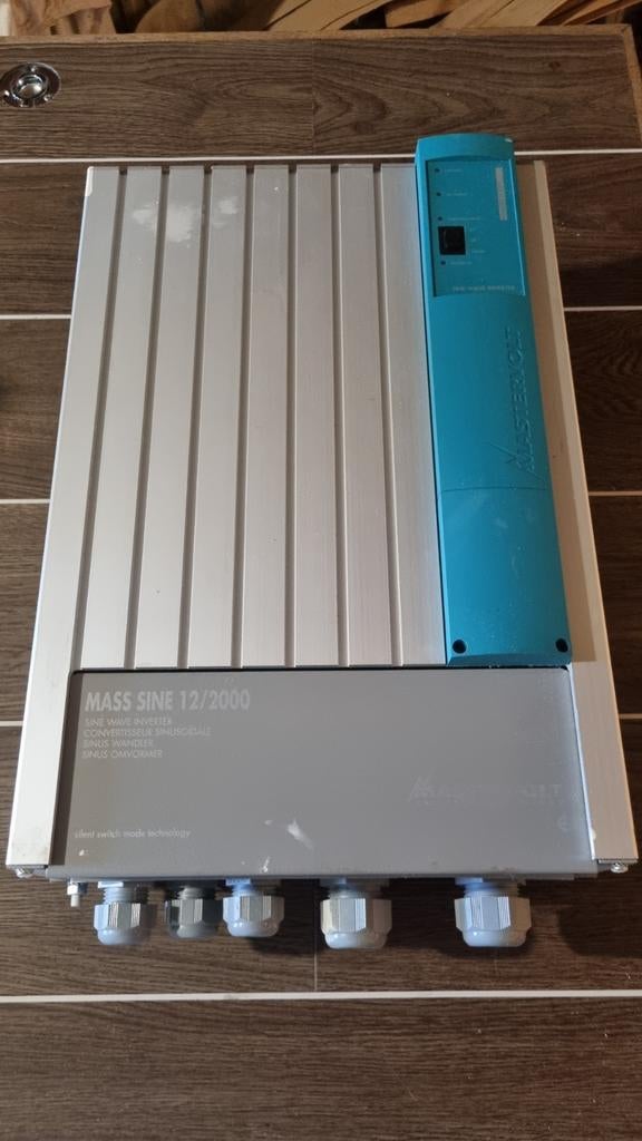 Mastervolt Mass Sine 12/2000 Omvormer Complete Set, Ophalen, Gebruikt, Motor en Techniek
