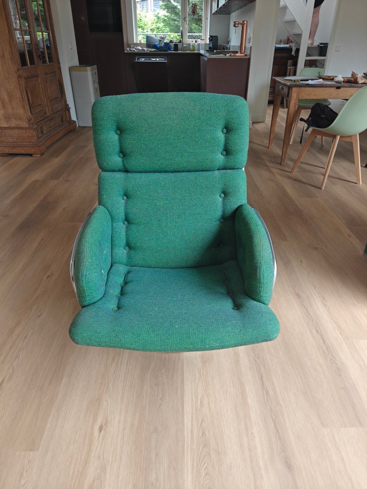 Martin Visser Nagoya SZ09 fauteuil, Huis en Inrichting, Gebruikt, Overige kleuren, Vintage, Mid-century modern, Leer
