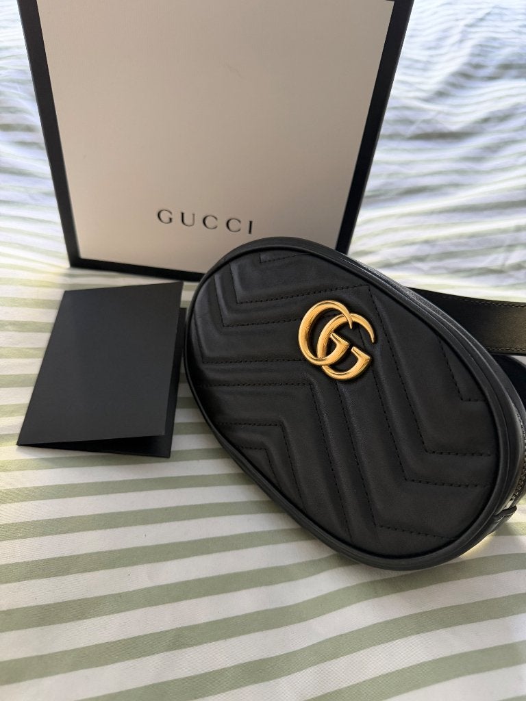 Originele Gucci dames tas, Ophalen of Verzenden, Zo goed als nieuw, Zwart, Schoudertasje