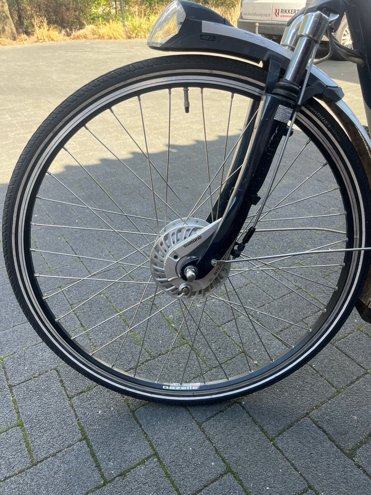 Voor- en achterwiel Gazelle E-bike, Fietsen en Brommers, Ophalen of Verzenden, Gebruikt, Elektrische fiets, Wiel