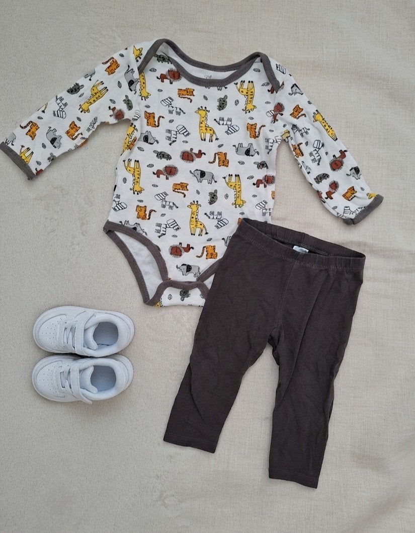 Setje romper & broek - maat 74, Ophalen of Verzenden