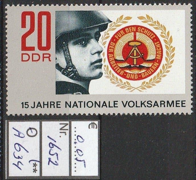 DDR Volksarmee Michel 1652 Nr.A634p, Verzenden, DDR, Postfris