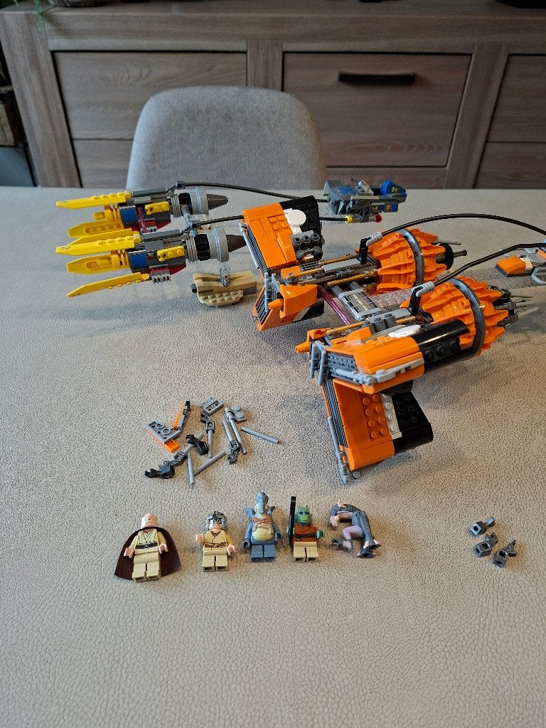 Lego star wars 7962 Anakin's & Sebulba's Podracers, Compleet, Star Wars, Lego, Ophalen of Verzenden