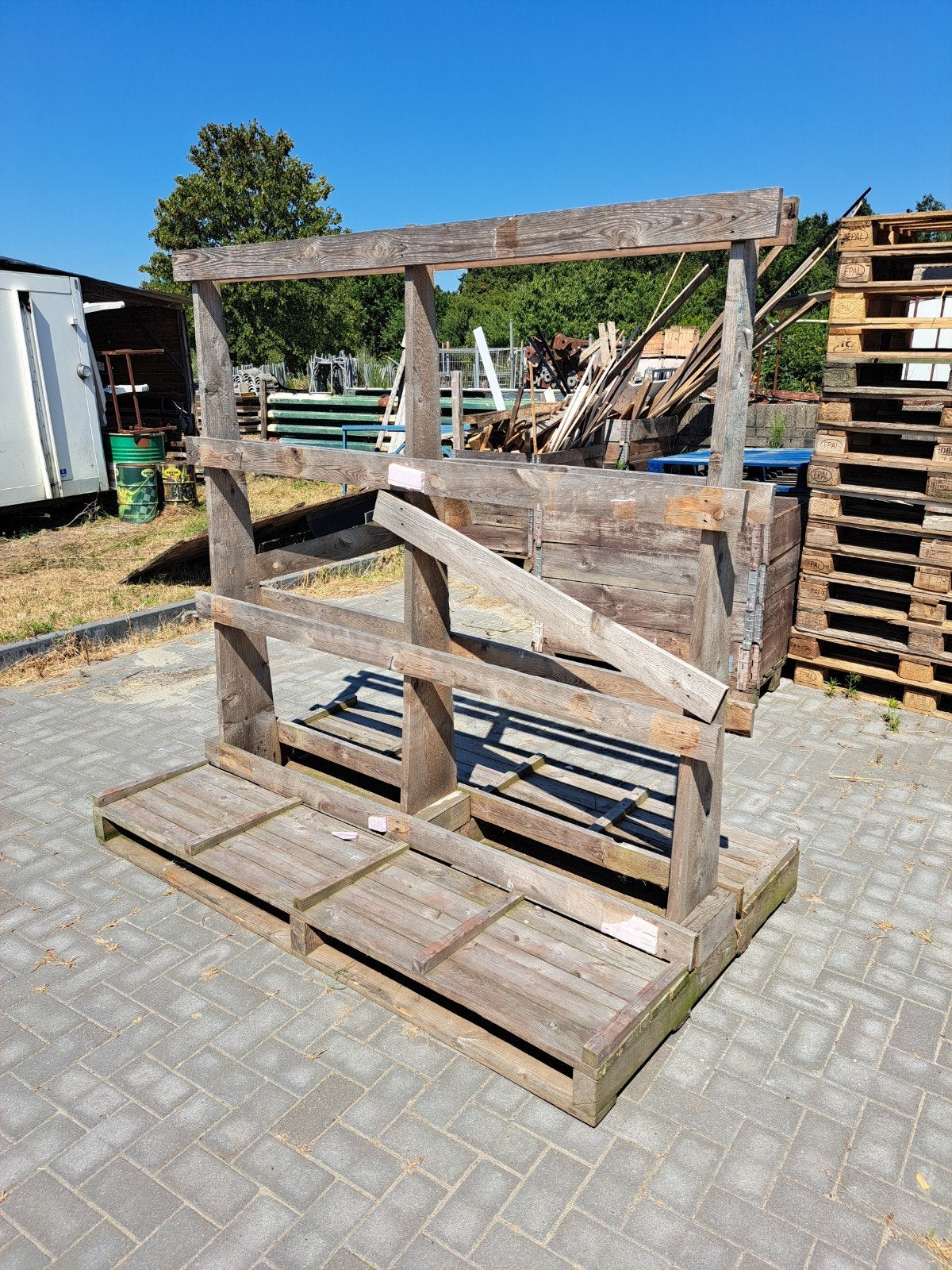 Houten rek voor opslag, kozijnen bok, Ophalen, Gebruikt, Overige typen