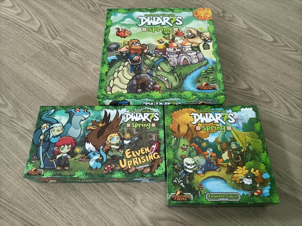 Dwar7s Spring Kickstarter vesuvius Media Luis Brueh, Hobby en Vrije tijd, Gezelschapsspellen | Bordspellen, Ophalen, Zo goed als nieuw