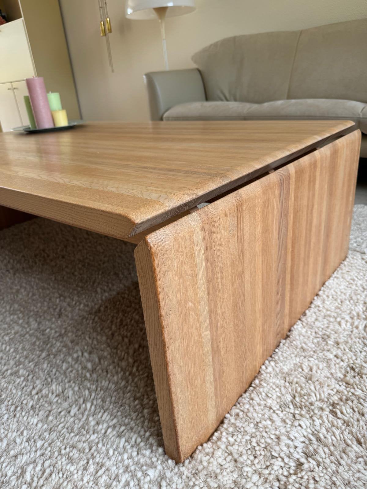 Prachtige leolux design salontafel, Huis en Inrichting, Ophalen, 100 tot 150 cm, 50 tot 100 cm, Zo goed als nieuw
