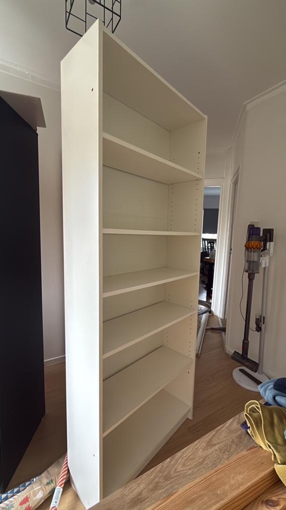 Billy Boekenkast Wit, Ophalen, Met plank(en), Gebruikt, 200 cm of meer