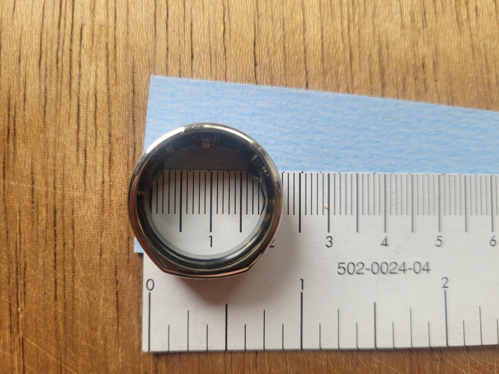 Oura Ring Gen 3 Heritage Zilver Maat 8, Ophalen, Oura, Zo goed als nieuw, Android