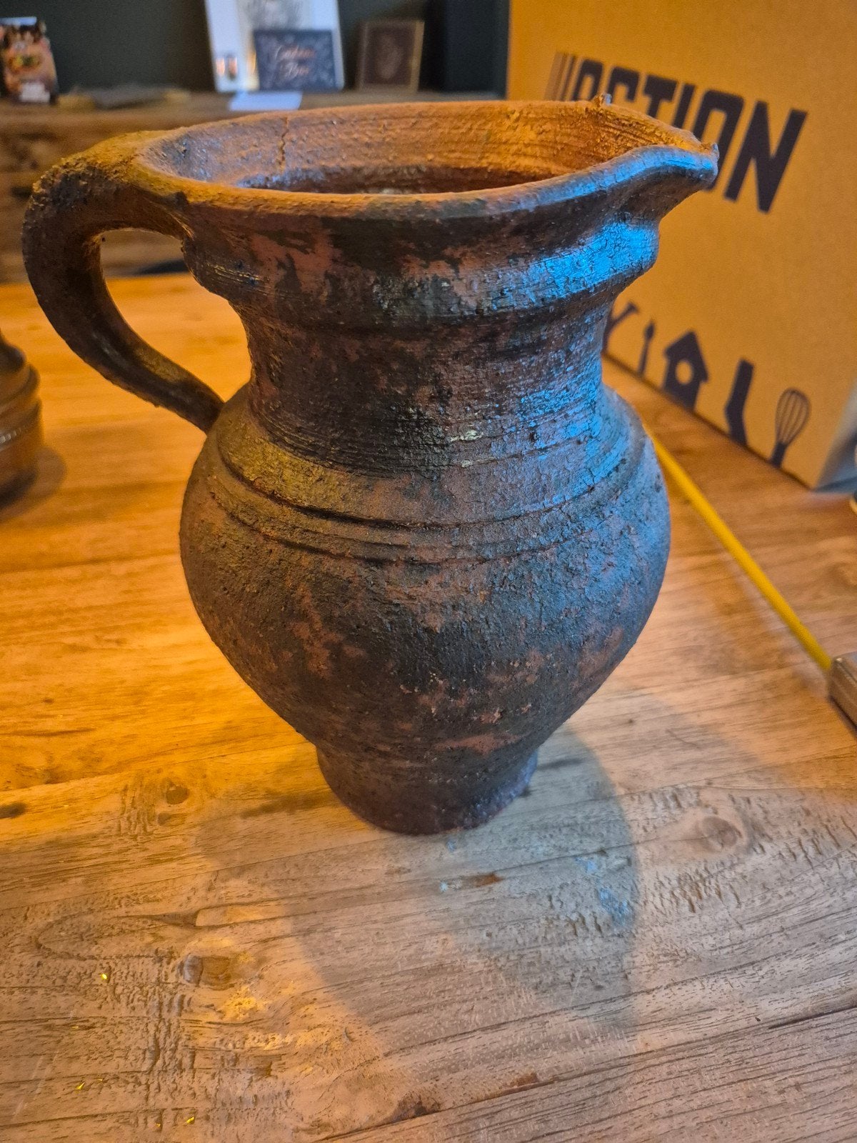 Wabi Sabi Kruikvaas - Rustiek Aardewerk, Ophalen of Verzenden
