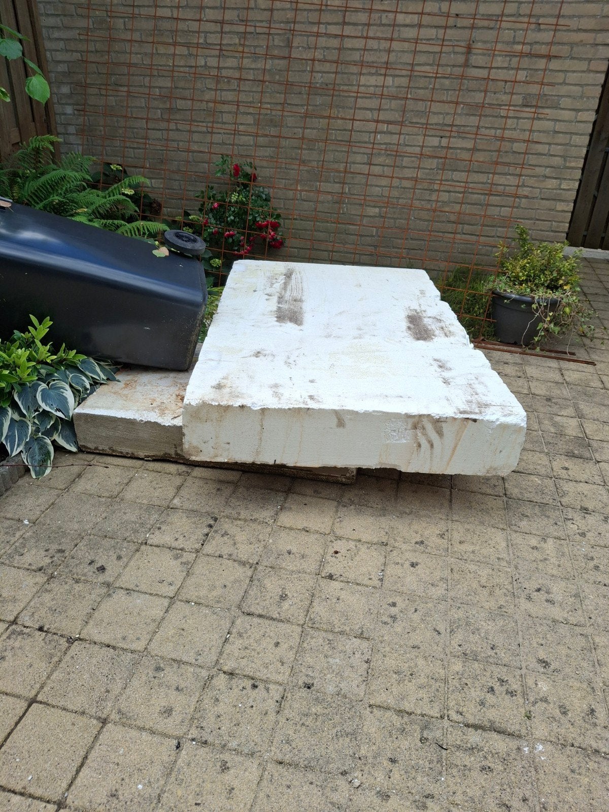 20/25 cm eps grote plaat, Ophalen