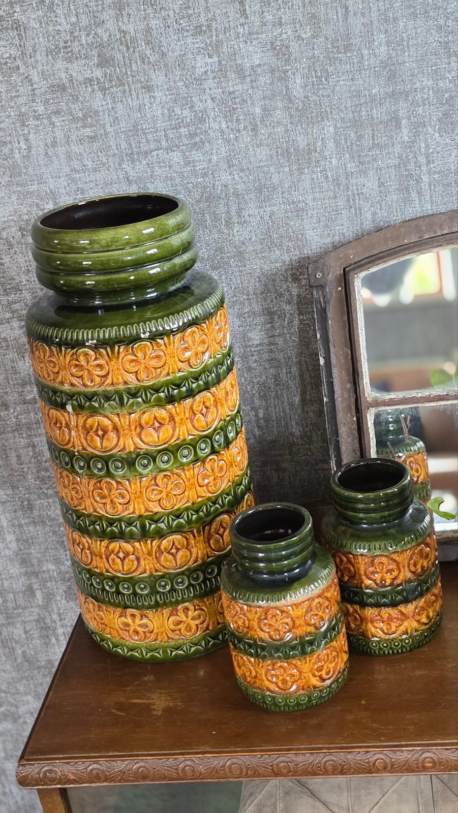 Zeer mooie West Germany vazen, Huis en Inrichting, Woonaccessoires | Vazen, Ophalen of Verzenden, Meerkleurig